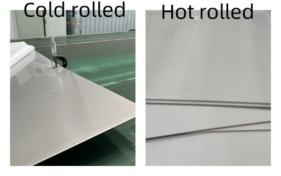 What the different for cold rolled and hot rolled