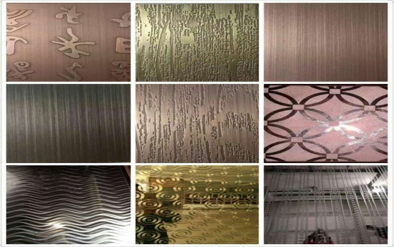 Stainless steel etching plate (decorative sheets)